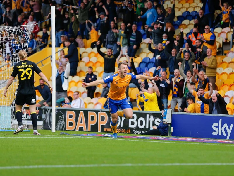 Mansfield hit the front after just three minutes.