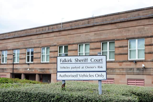 Wiliamson appeared from custody via video link at Falkirk Sheriff Court