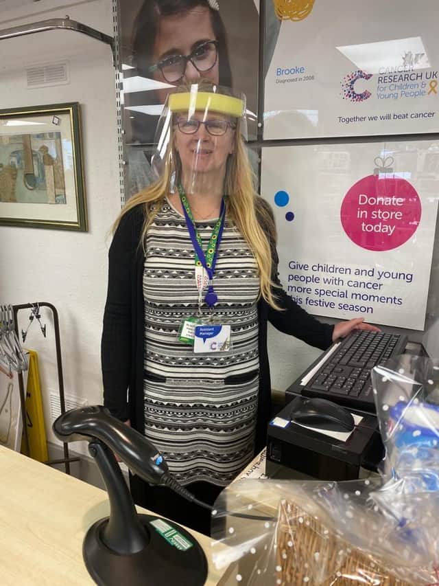 Yvonne Stevenson, assistant manager of the Cancer Research UK shop in Linlithgow.