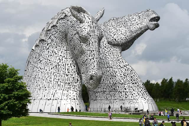 The Kelpies are one of Forth Valley's top tourist attractions. Pic: Michael Gillen