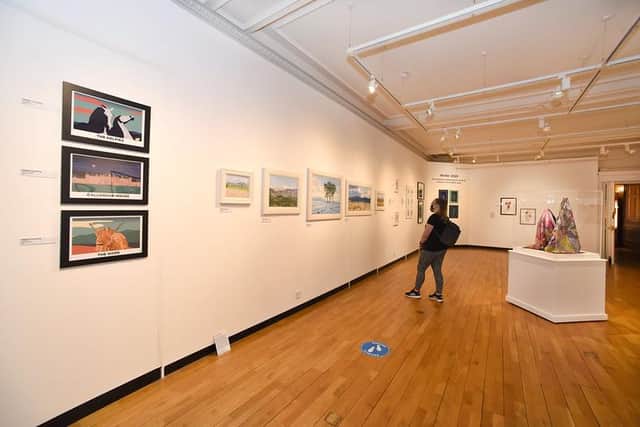 People can once again visit Callendar House's Park Gallery to see the work of local artists