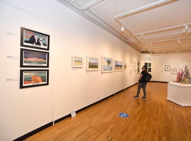 People can once again visit Callendar House's Park Gallery to see the work of local artists