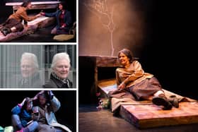 Blackness playwright Sylvia Dow (inset, centre) is looking forward to bringing her latest play, Woman Walking, to the Barony later this month.