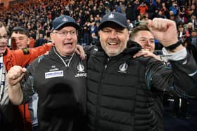 Falkirk management duo Paul Smith and John McGlynn (Photo: Michael Gillen)
