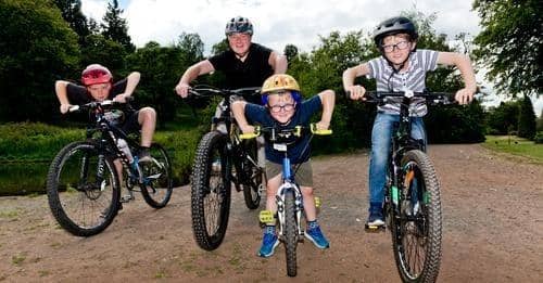 Falkirk has the most family friendly mountain bike trails according to a new study (Picture: Iain McLean)