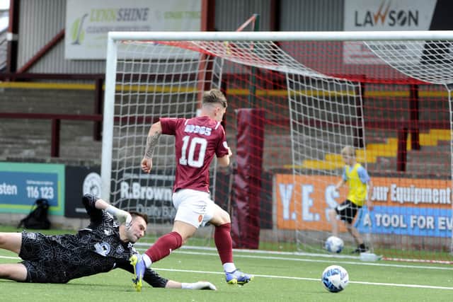 Matty Yates grabbed the third goal of the match off the bench, rounding the Fraserburgh goalkeeper to score