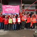 Members of the CWU will be back on the picket line at Falkirk delivery office today as part of a national strike