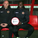 Marvin Bartley with his Stenny assistant Neil Hastings