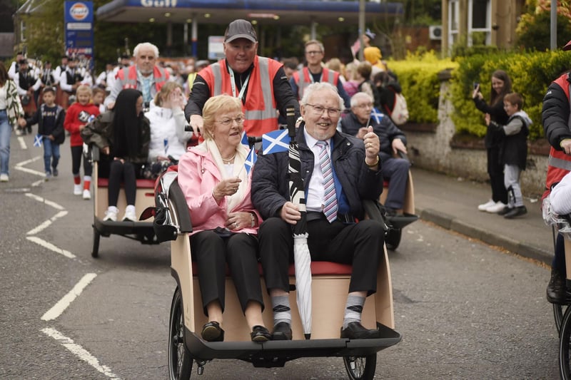 Cycling Without Age volunteers ensured everyone who wanted could be part of the parade