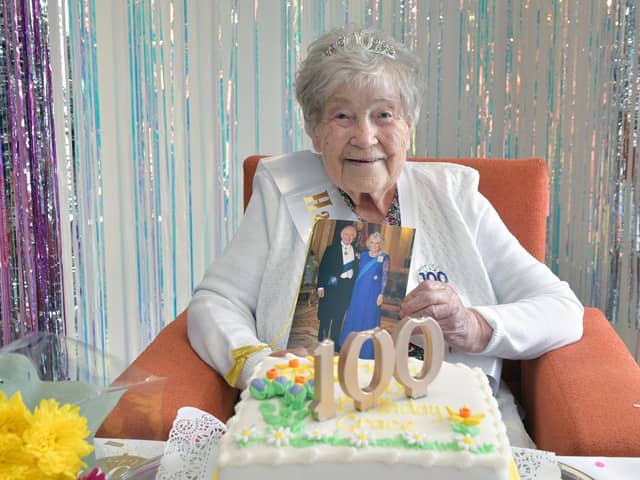100th birthday celebrations for Grace Muir.