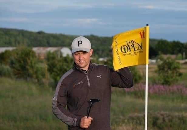 Falkirk golfer Graeme Robertson sealed a 151st Open spot at Dundonald Links on Tuesday (Photo: Dundonald Links)