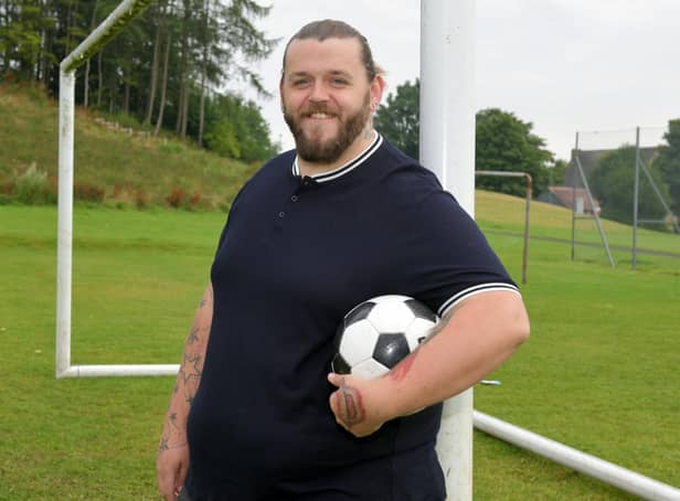 Gary Thorn who is starting a football league for overweight men.