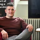 Falkirk author and metal detectorist  Alan Baxter at Falkirk Library to talk about his new book. Pic: Michael Gillen