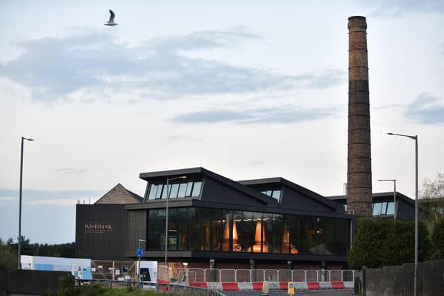 Work is almost complete on Rosebank Distillery. Pic: Michael Gillen
