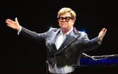 Elton John performs during his 'Farewell Yellow Brick Road' tour