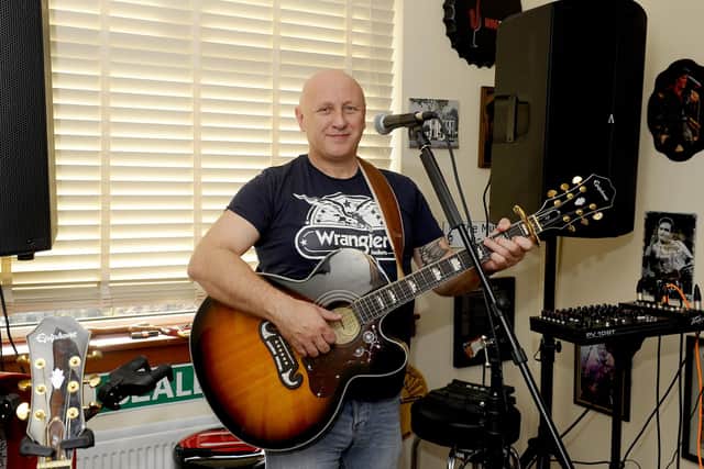 Dougie Smith is to perform a five-hour set in aid of Strathcarron Hospice. Picture: Michael Gillen.