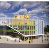 Falkirk Council Headquarters and Arts Centre Project - proposed design of one of the options