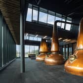 The copper stills can be seen by passers-by through the glass-fronted still room. Pic: Chris McCluskie