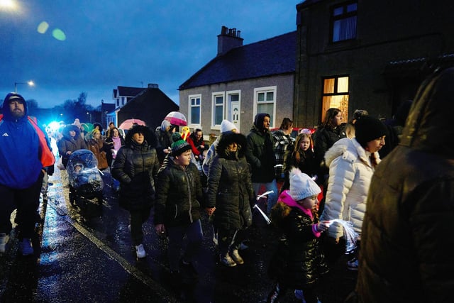 The community came together for the Christmas event organised by Slamannan Action Group.
