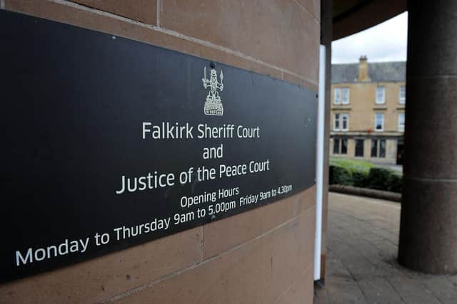 Thomas Canavan was physically unable to appear at Falkirk Sheriff Court. Picture: Michael Gillen.