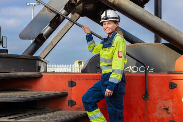 Forth Ports apprentice Hope Ralston, from Falkirk,