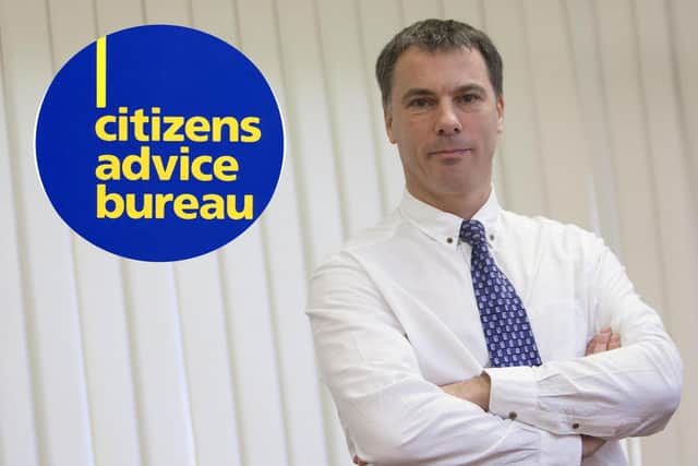 Grangemouth and Bo'ness Citizens Advice Bureau manager Bill Palombo says the service has had to adapt in order to continue to help people during the COVID-19 pandemic