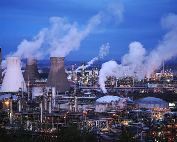 Grangemouth petrochemical plant. Image: Jane Barlow/Press Association.