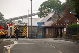 The Thomas Johnston Butchers shop in Brightons was devastated by a fire which started when thunderstorms hit the country in August 2020. Picture: Scott Louden.
