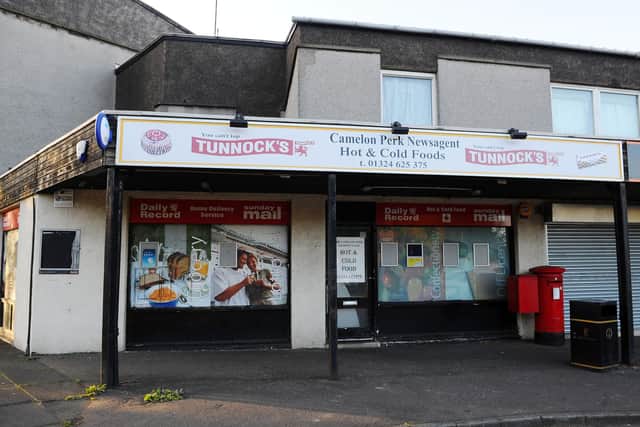 The Camelon Perk was the scene of an armed robbery 12 months ago
