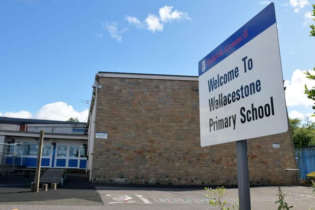 Wallacestone Primary School was closed today as pupils around the Falkirk area returned from their winter break