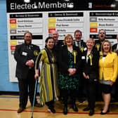 SNP councillors elected to Falkirk Council (missing David Balfour). Pic: Michael Gillen