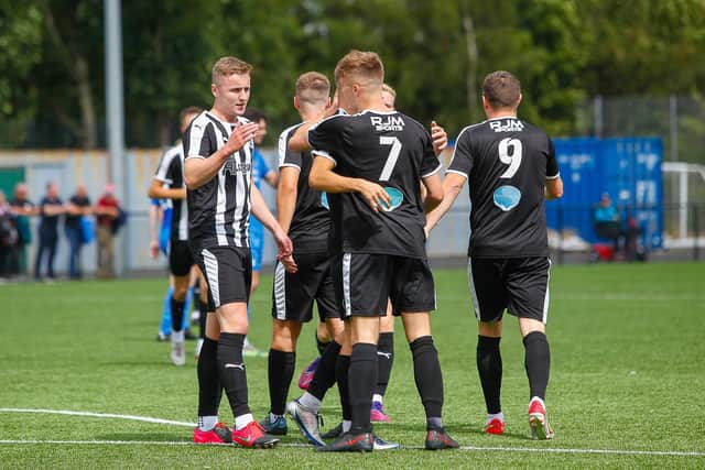 Dunipace opened the league campaign with a 3-1 victory over recently relegated Newtongrange Star on Saturday afternoon (Photos: Scott Louden)