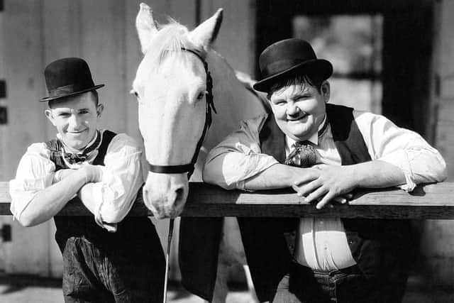 Laurel and Hardy classic Wrong Again (1929).