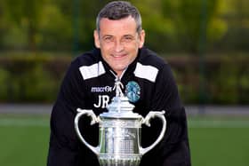 Hibs manager Jack Ross at his side's training centre this week (Photo by Alan Harvey/SNS Group)