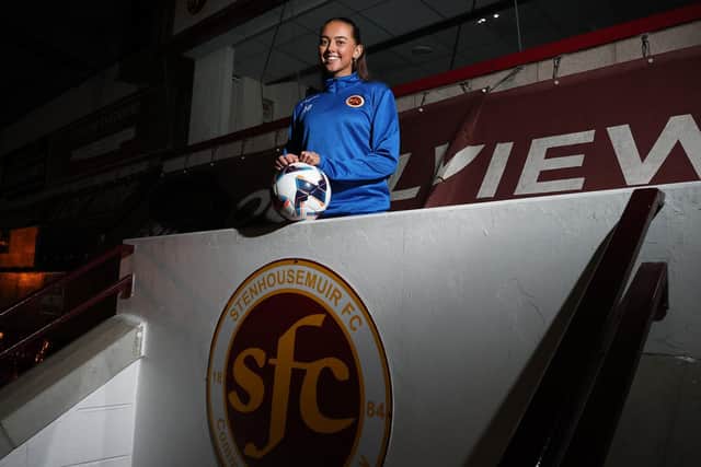 The Stenhousemuir forward has been in great form for her side since returning from Spain (Pictures by Scott Louden)