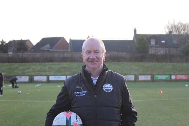 Paul Garner has been confirmed as Dunipace's new chairman after the club held its AGM last week (Photo: Contributed)