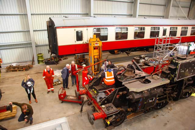 Museum of Scottish Railways new steam shed workshop