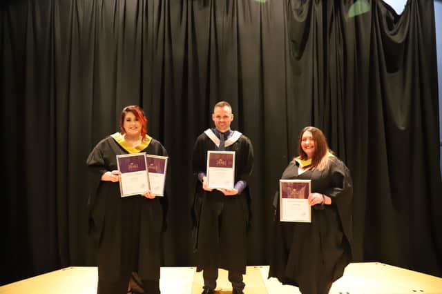 Jade Harley, David Connell and Donna McLean.