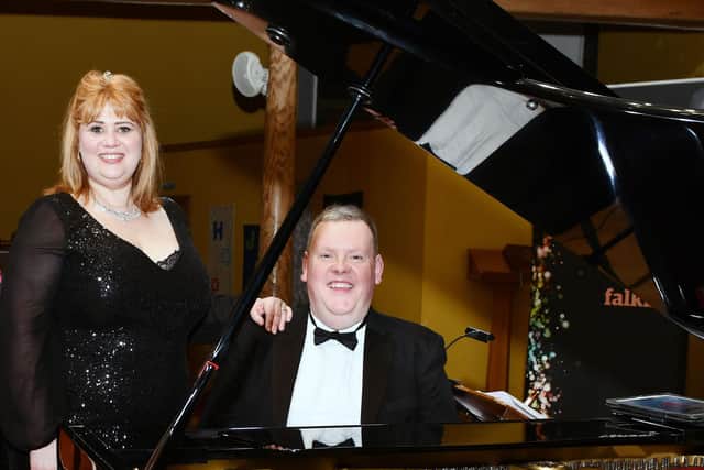 Singer Cheryl Forbes with husband, pianist Gordon Cree, performing in Trinity Church. Pic: Michael Gillen