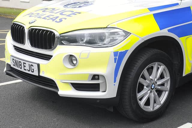 Police traced Baird after his car crashed into the central reservation on the M876
