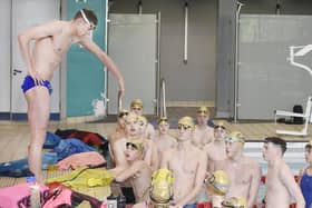 Scotland’s most decorated Olympian – and former Grangemouth ASC member – Duncan Scott delivered a special coaching session last weekend (Pictures by Alan Murray)