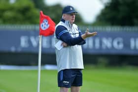Falkirk boss John McGlynn has revealed that he is going with a 'tight' squad of 19 first team players aided by five modern apprentices (Photo: Michael Gillen)