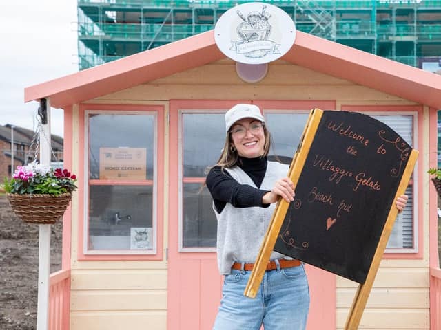 Villaggio Gelato owner Marguerite Spina was given a helping hand to keep her business momentum going.