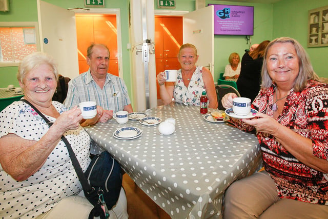A well earned cuppa for board members and community centre users