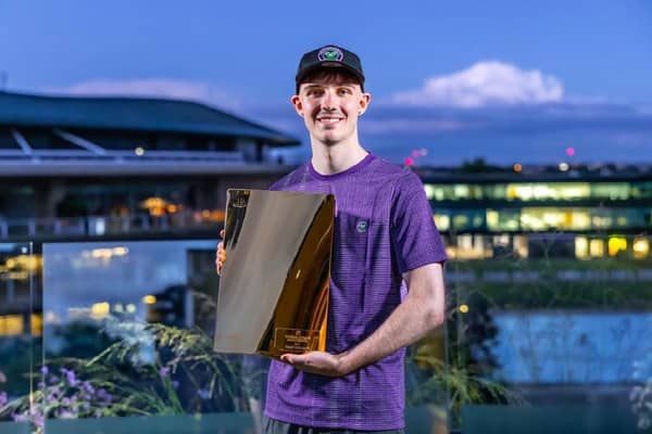 Falkirk's Brad Zellman came out victorious in the live in-person finals of Wimbledon eChamps presented by American Express (Photo: Submitted)