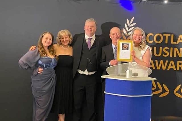 The team at Ann Baff Flowers won Best Florist in the national finals of Scotland's Business Awards.