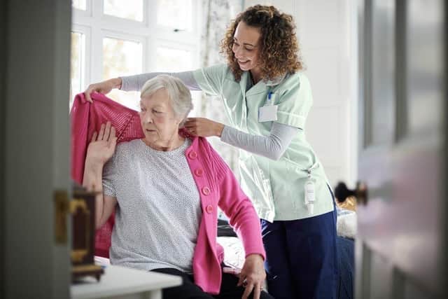 Home carers across Falkirk have overwhelmingly voted for strike action. Pic: File image