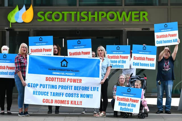 Falkirk's Forgotten Villages - Ending Fuel Poverty campaigners will once again gather outside Scottish Power's HQ in Glasgow for another protest against high fuel bills
