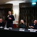 Gary Holt pictured with Gary Deans, Gordon Colborn, Paul Sheerin, Carrie Rawlins and Phil Rawlins at the last supporters Q&A event (Pic: Michael Gillen)