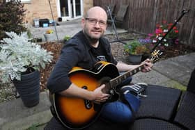 Scott Ashworth, musician and veteran who is releasing a single in aid of charity.